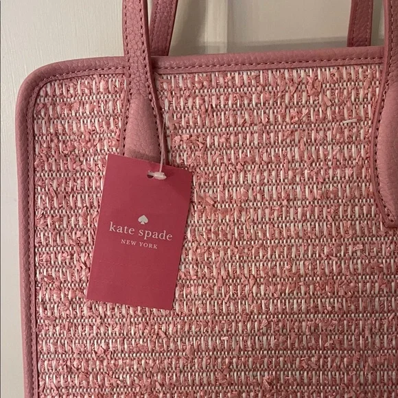 Kate Spade Pink Textured Satchel - Picture 2 of 3